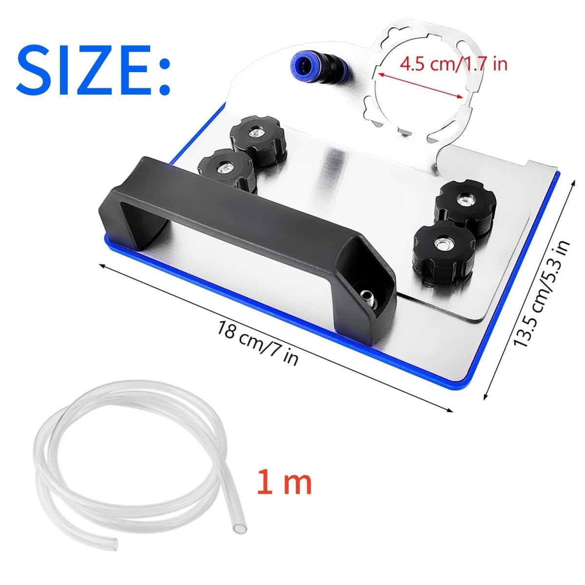 QZQUFJ ceramic tile cutter tool holder provides a stable setup during bevel cutting