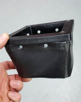 Rack-A-Tiers Dirt Bag interior-materials highlights fiberglass lining for durable chip containment
