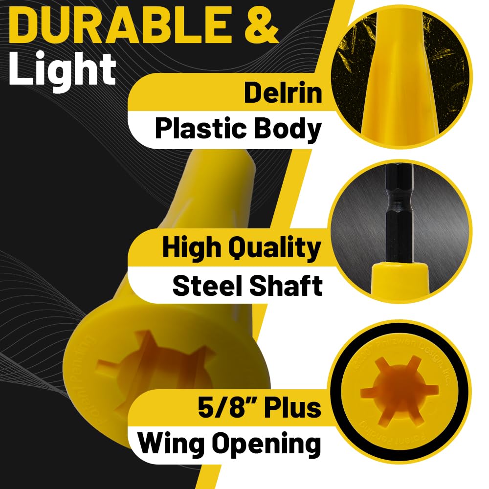 Durable Delryn plastic body with steel shaft of Nut Blaster