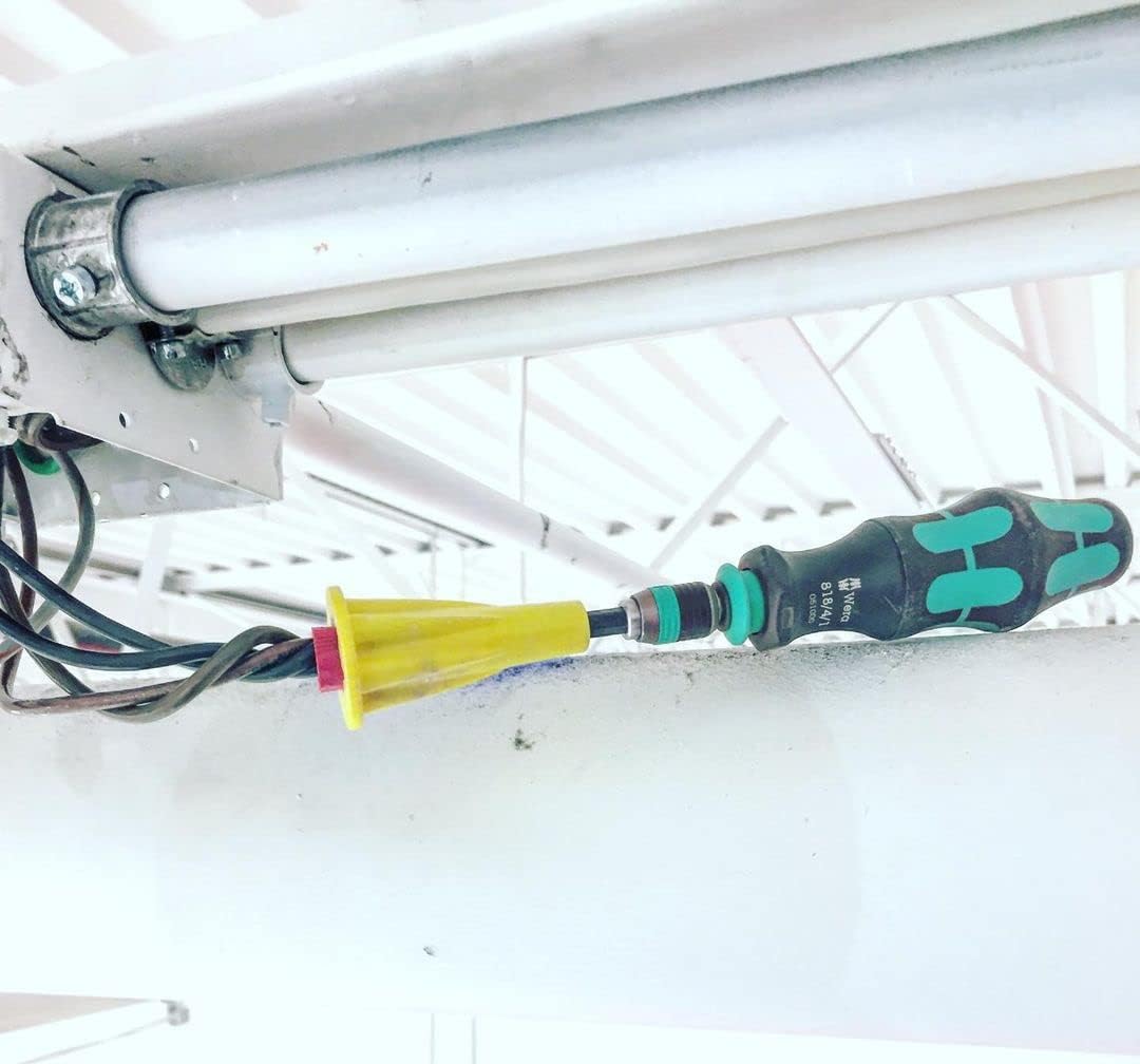 Wire nut twisting tool ready for electricians and DIYers
