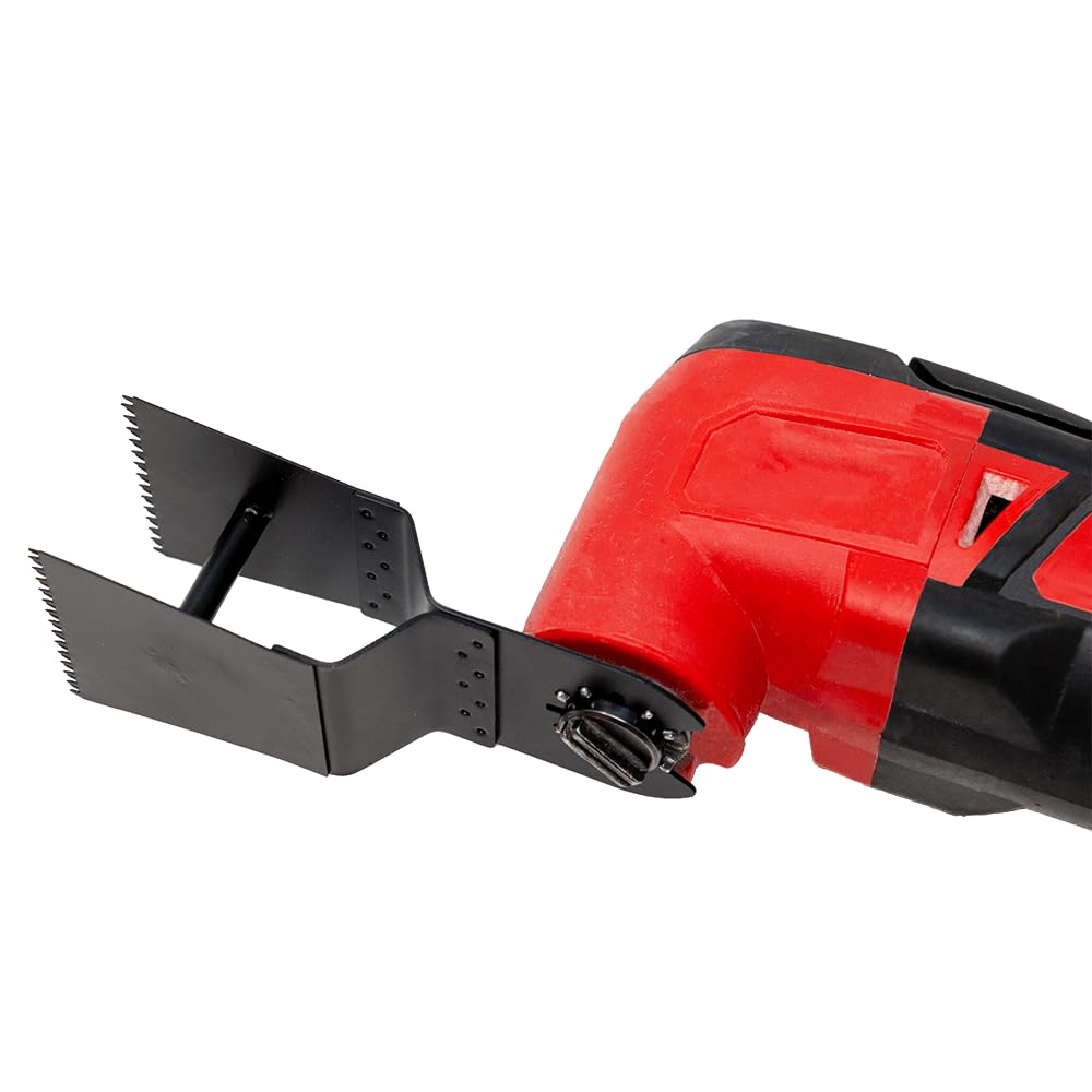 Rack-A-Tiers Slotter Blade shows 7-8 inch depth for controlled slot cutting.