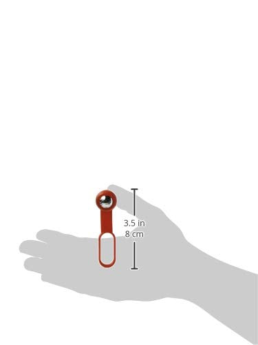 Rack-A-Tiers Stud Ball detects metal behind plywood paneling for mounting accuracy.