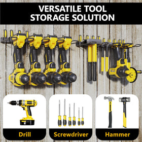 RacKeaLsi power tool organizer secures impact drivers and tools neatly.