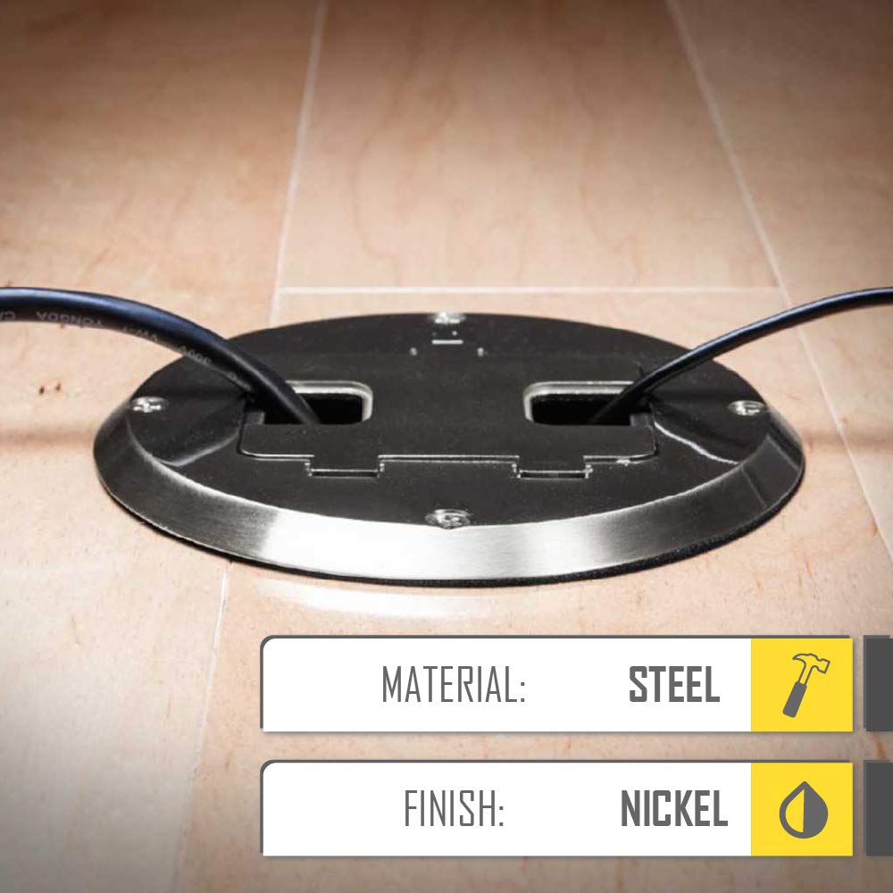 RACO removable neoprene gasket allows independent use with lid closed