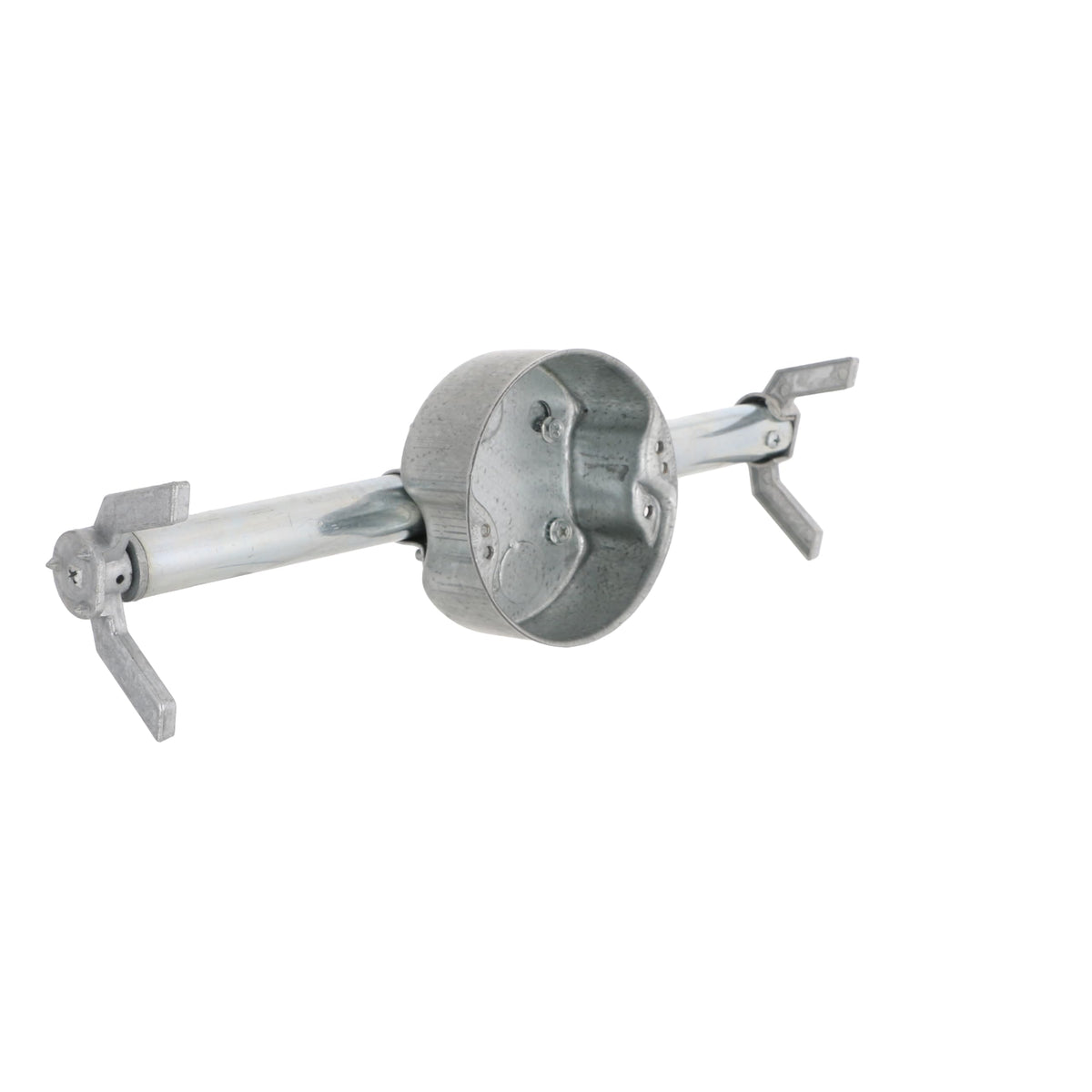 RACO Retro-Brace 936 deep box front view supports fixtures up to 110 lbs.