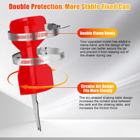RACOC one-click adjustment enables quick, secure can setup.