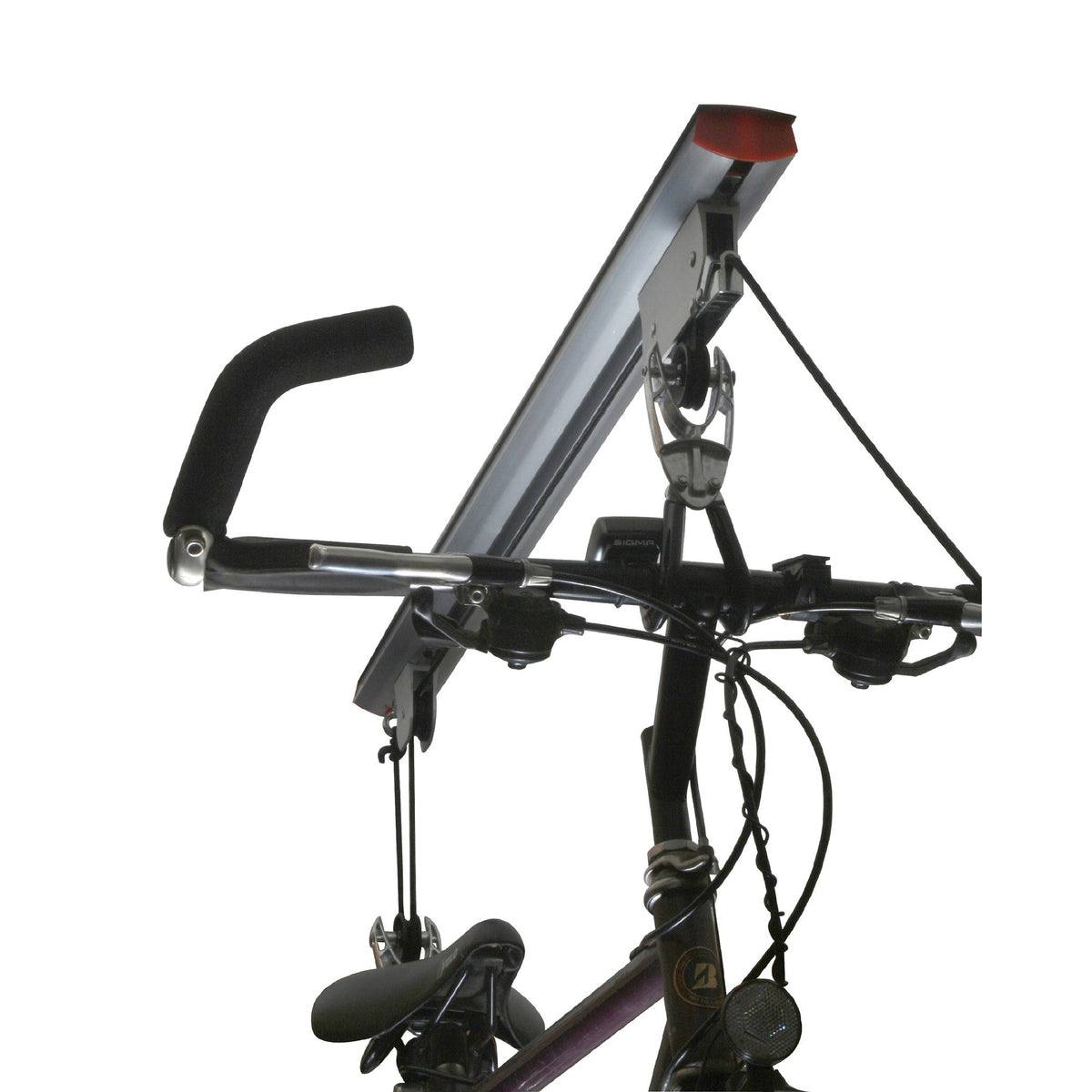 RAD Cycle Easy Mount Rail compatible with various ceiling layouts.