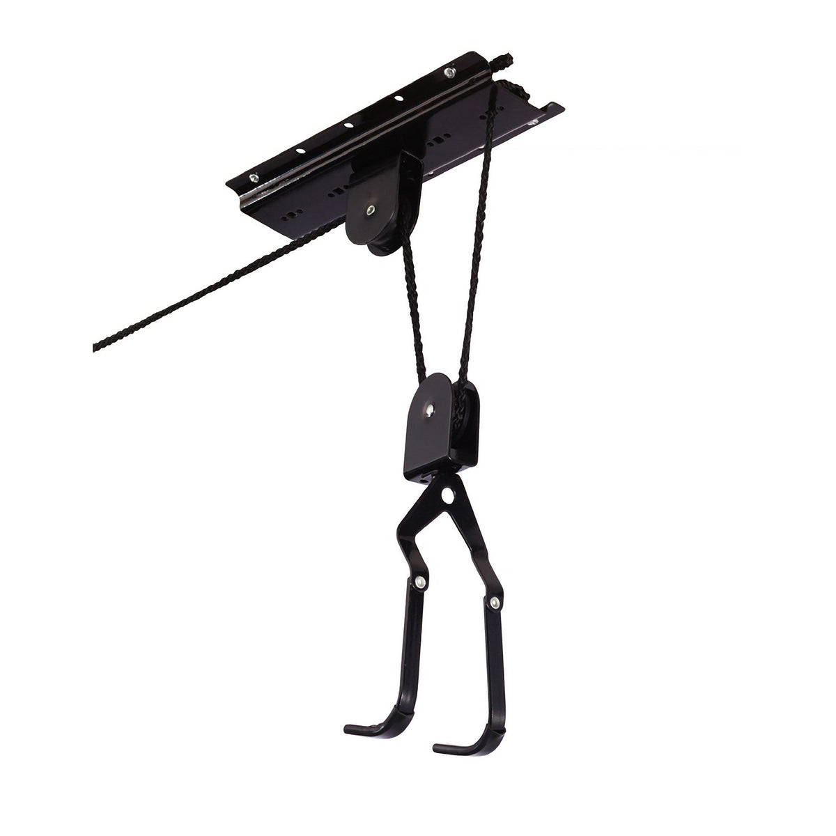 Rad Cycle Products indoor-use hoist for ceilings up to 12 ft
