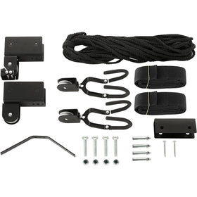 RAD Sportz 125lb capacity rope brake keeps loads secure during lifting.