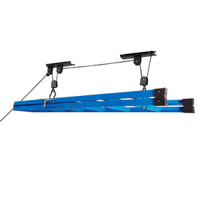 RAD Sportz space-saving garage setup frees valuable floor space.