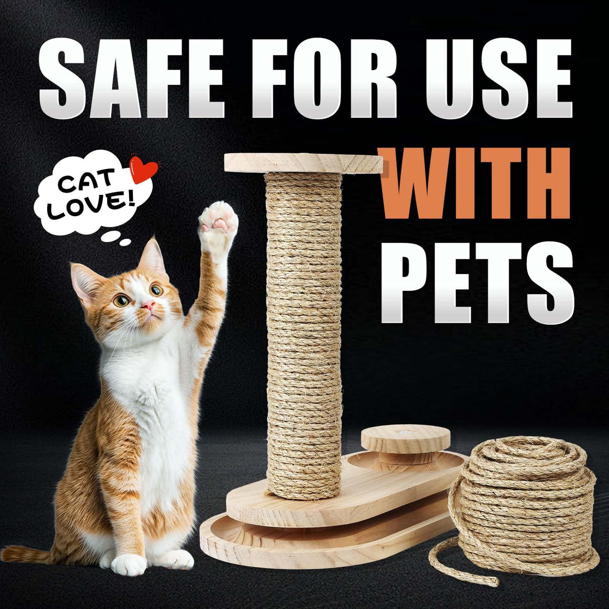 Radix Rope cat tree post reinforcement for sturdier daily play