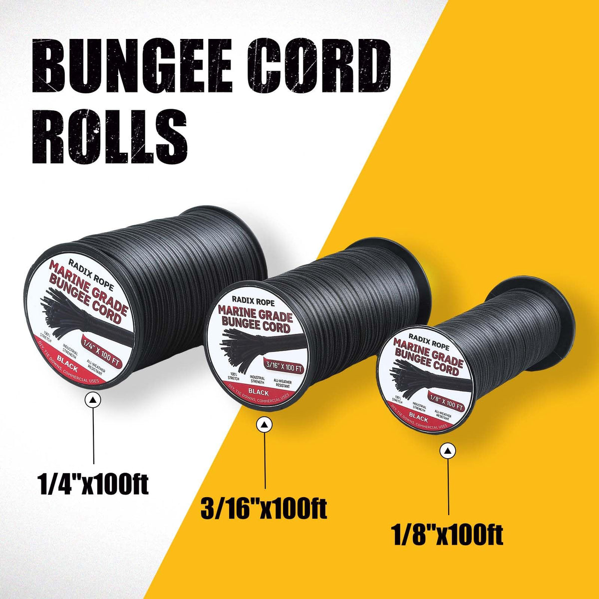 Radix Rope Bungee Cord handy for camping and gear organization
