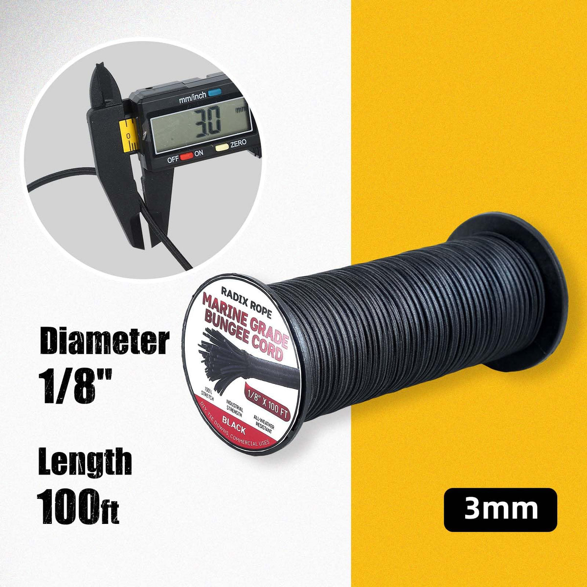 Radix Rope Heavy duty bungee ideal for rugged adventures