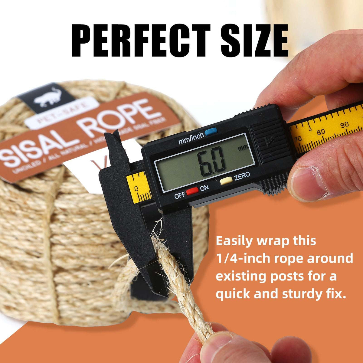 Radix Rope all natural sisal texture for eco friendly projects