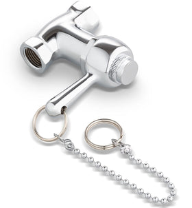 RAEFLOW self-closing shower valve with pull chain for versatile use