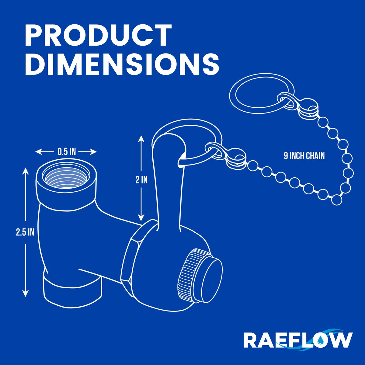 RAEFLOW water-saving valve with pull chain in public spaces