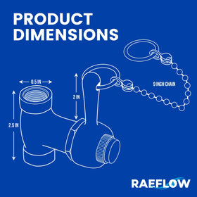 RAEFLOW water-saving valve with pull chain in public spaces