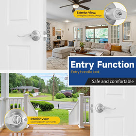 RAFECIEE includes 3 keys for smooth locking and access