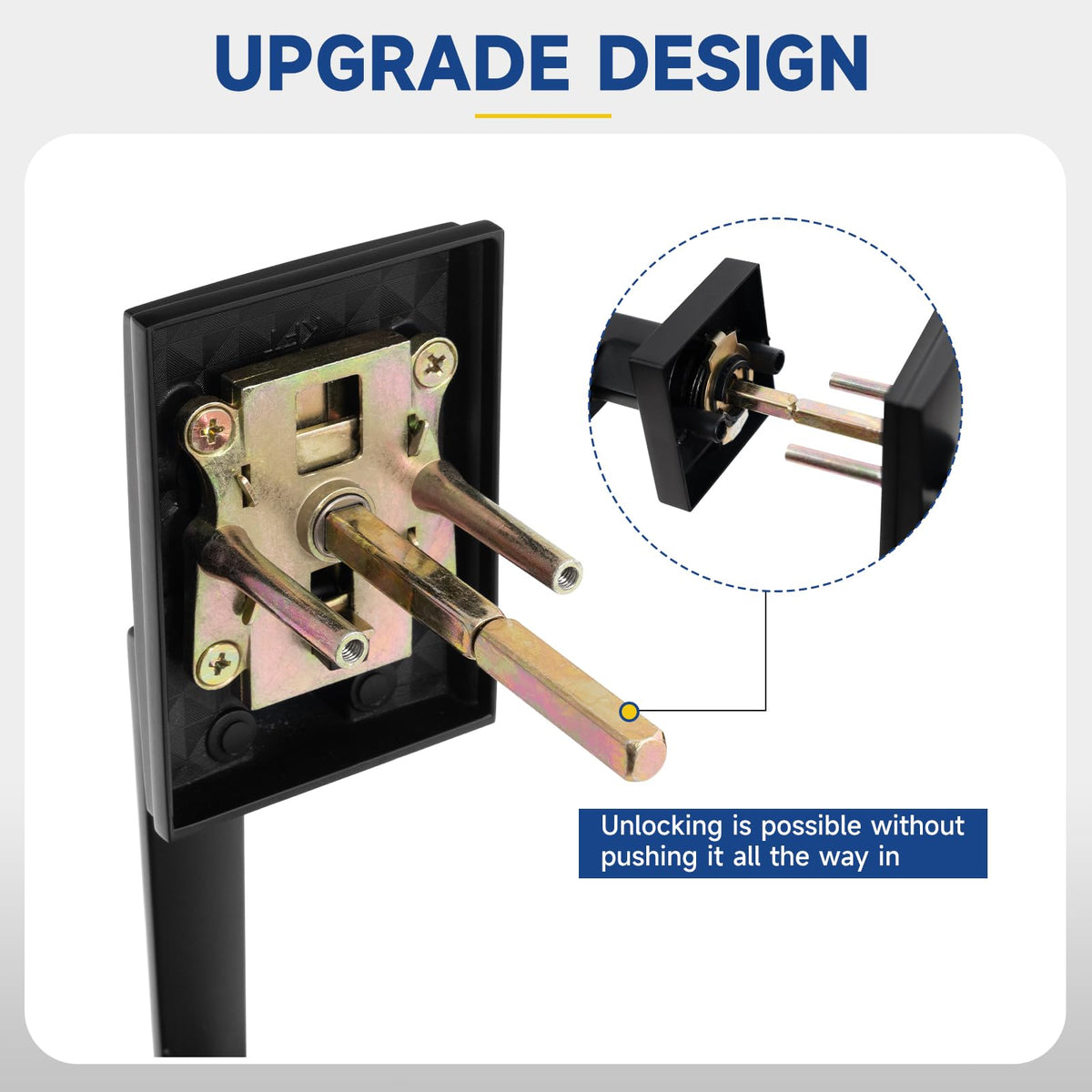 RAFECIEE easy-install exterior handle with DIY-friendly assembly.