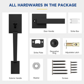 RAFECIEE heavy-duty zinc alloy construction ensures lasting durability.