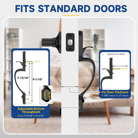 RAFECIEE heavy-duty zinc alloy visual emphasizes enduring performance in harsh outdoor conditions.