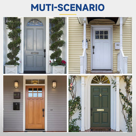 RAFECIEE exterior hardware adds security with a durable, stylish finish.
