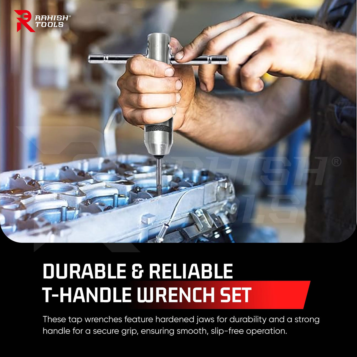 RAHISH TOOLS made-in-india craftsmanship supporting dependable threading tasks.