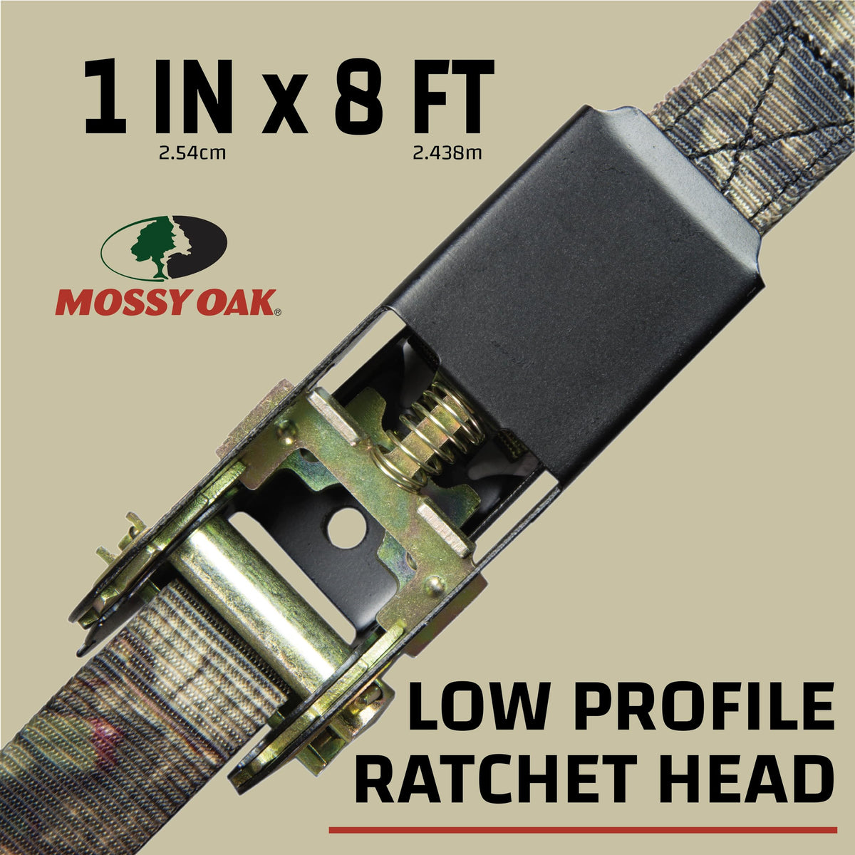 Raider RPS strap showing black handle and push bar for controlled tension