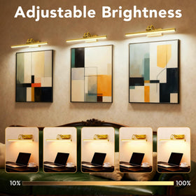 RAIFOOLLY 48 LEDs provide bright, even coverage for walls and frames.
