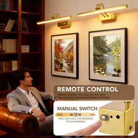 RAIFOOLLY plated gold finish adds a refined touch to displays.