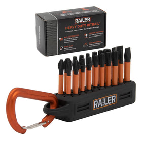 Railer 20pc bit set with Phillips bits for fast, reliable fastening.