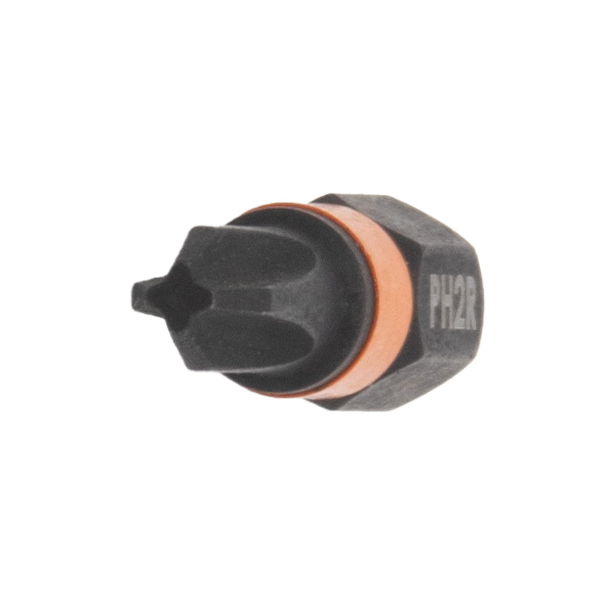 Railer impact-grade Phillips reduced size-two bit in action for durable drywall fastening