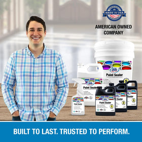 Rain Guard Paint Sealer clear formula supports indoor and outdoor projects