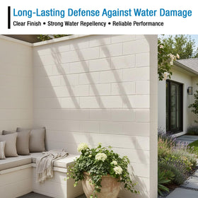 Rain Guard Paint Sealer UV protection test demonstrates exterior durability