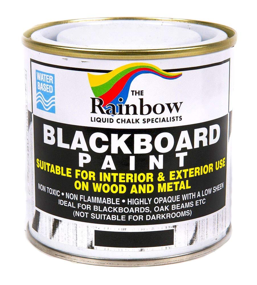 Rainbow Chalk Markers covers up to 32 square feet with one bottle.