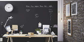 Rainbow Chalk Markers dries in about 15 minutes on wall panel.