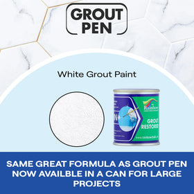 Rainbow Chalk Markers Grout Pen coverage demonstration