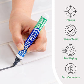 Cap color guide for precise grout matching with Rainbow Grout Pen
