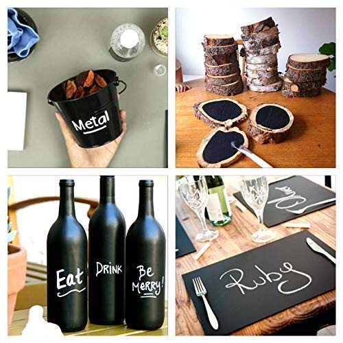 Rainbow Chalk Markers versatile on walls, furniture, signs and more.