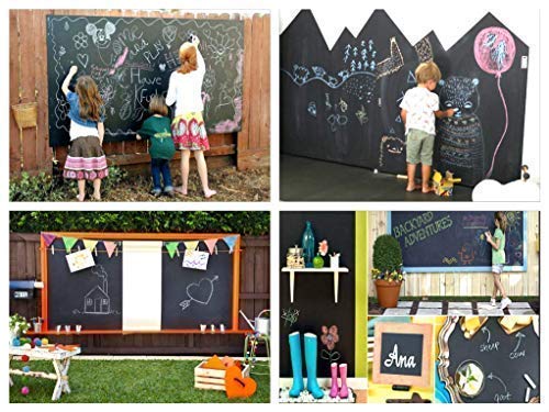 Rainbow Chalk Markers washable, non-flammable, water-based formula.