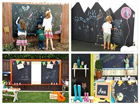 Rainbow Chalk Markers washable, non-flammable, water-based formula.