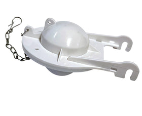 Rainbow Flapper easy-install image showing quick and secure toilet flapper replacement