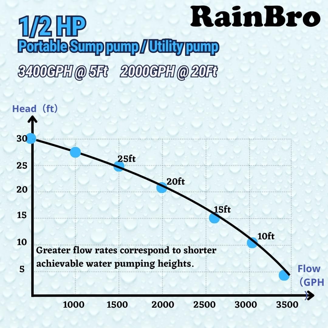 RainBro PSU051V in-home use for basement cleanup and irrigation tasks