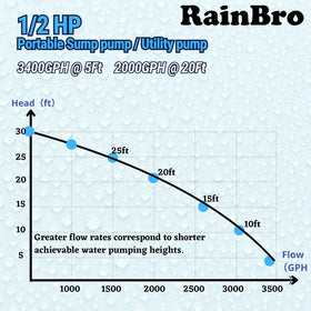 RainBro PSU051V in-home use for basement cleanup and irrigation tasks