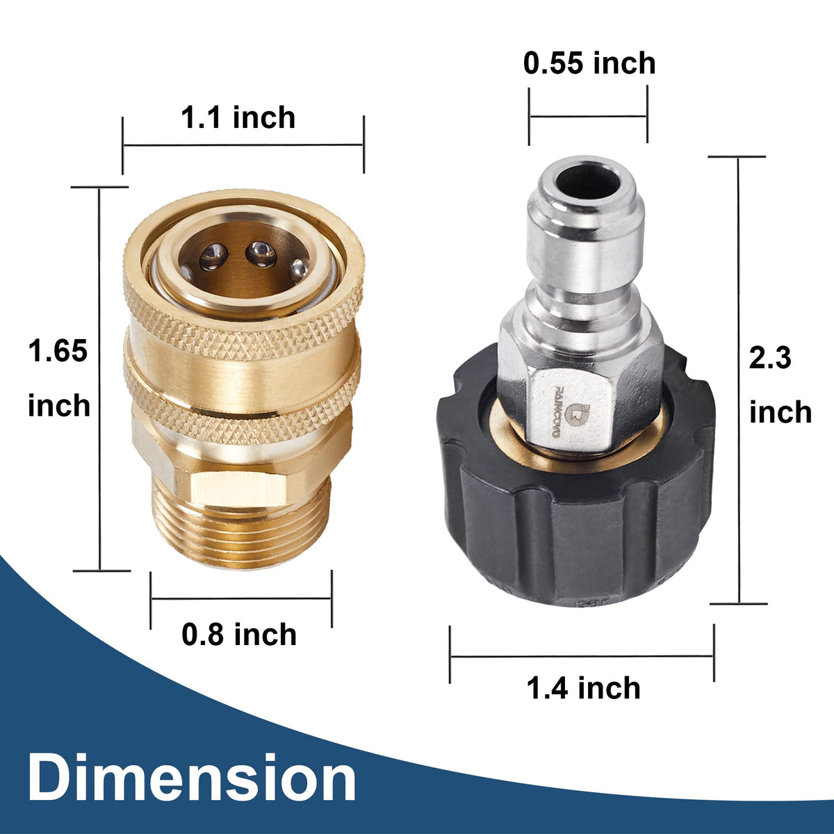 Raincovo brass threading precision reduces leaks for secure connections.