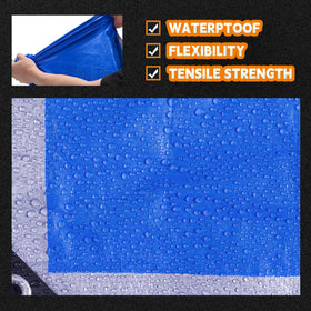 RAINDEWAY reinforced edges add durability for heavy-use outdoor setups