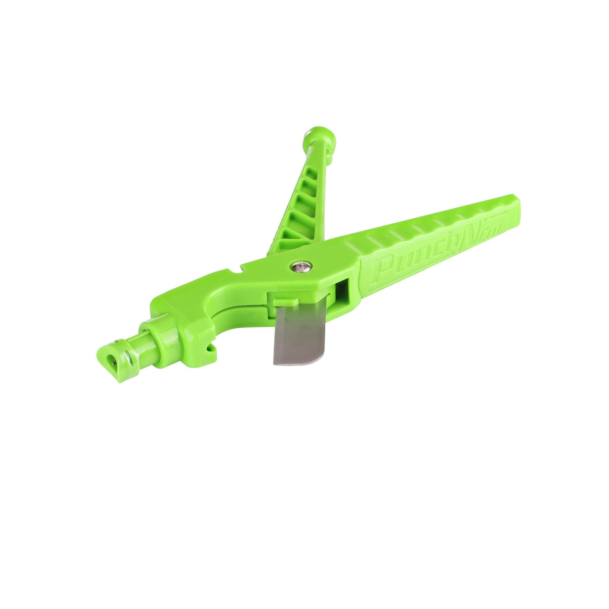 Raindrip 63500UB cut N' Punch tool shows cutting blade for tubing