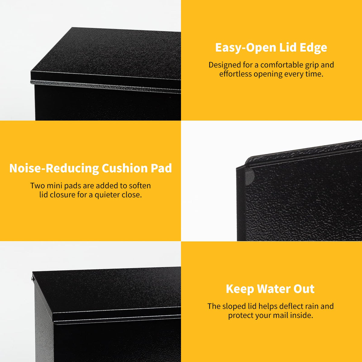 Easy wall installation saves space near the entrance.