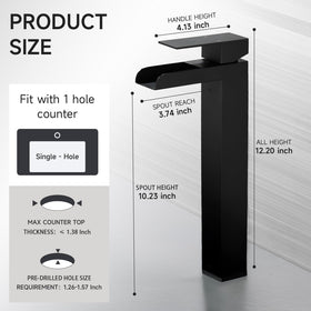 RainMAX matte black finish close-up shows corrosion-resistant design.