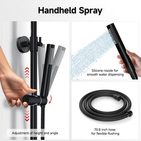 Rainsworth easy switch between rain head and handheld sprayer
